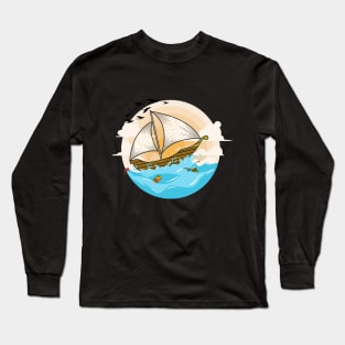 sailing ship Long Sleeve T-Shirt